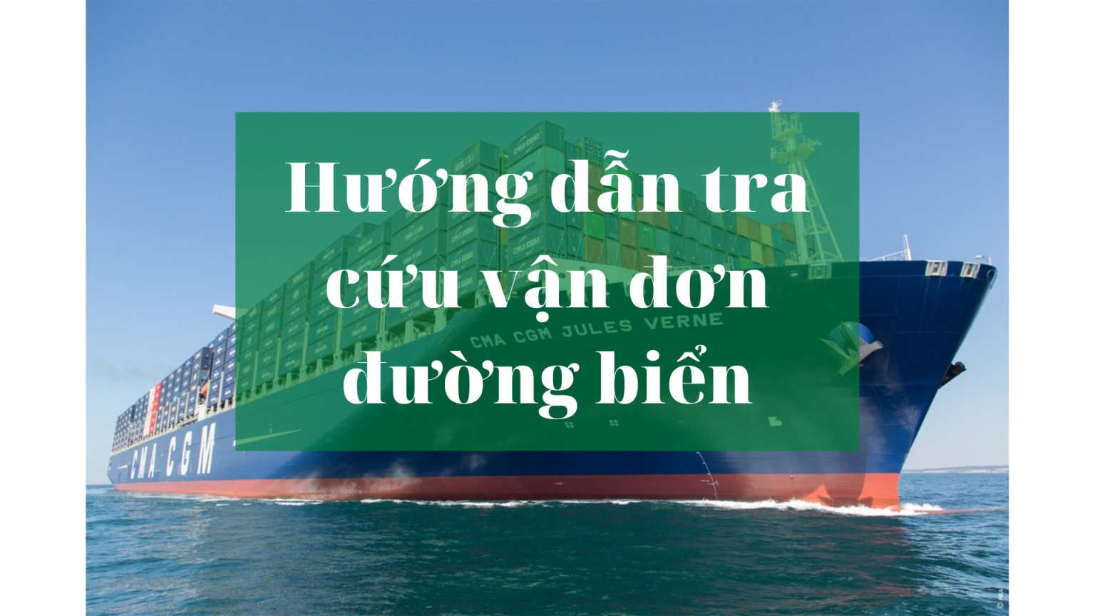 Hướng dẫn cách tra cứu vận đơn đường biển nhanh chóng mới nhất 2023