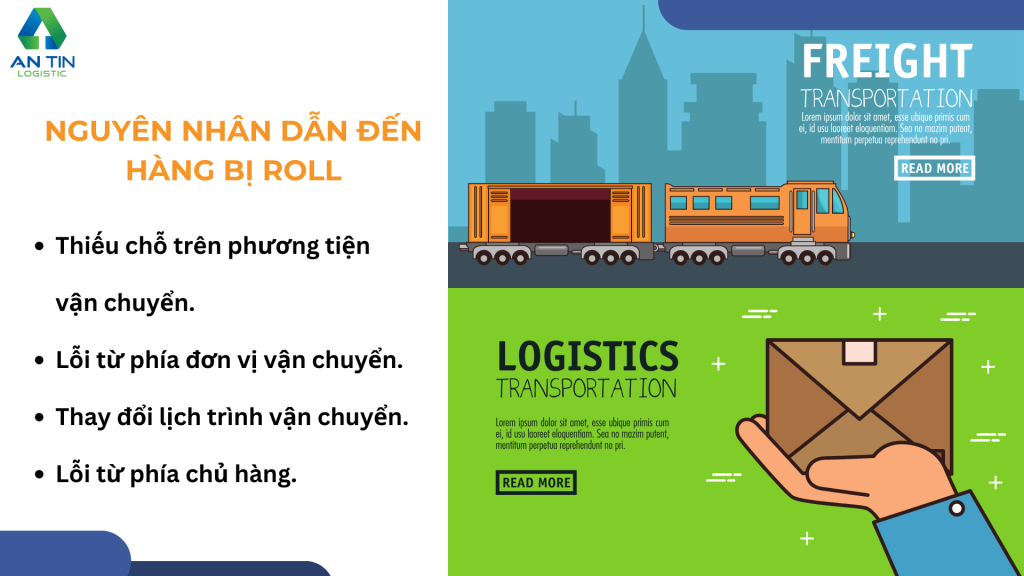 Hàng bị Roll là xảy ra do nhiều nguyên nhân khác nhau.